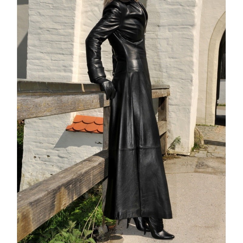 Women Gothic Full Length Jacket Alternative Victorian, Steampunk, Trench Long Coats